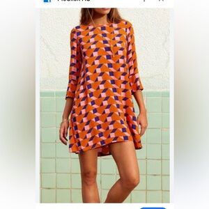 Mister Zimi Geometric Dress NWOT